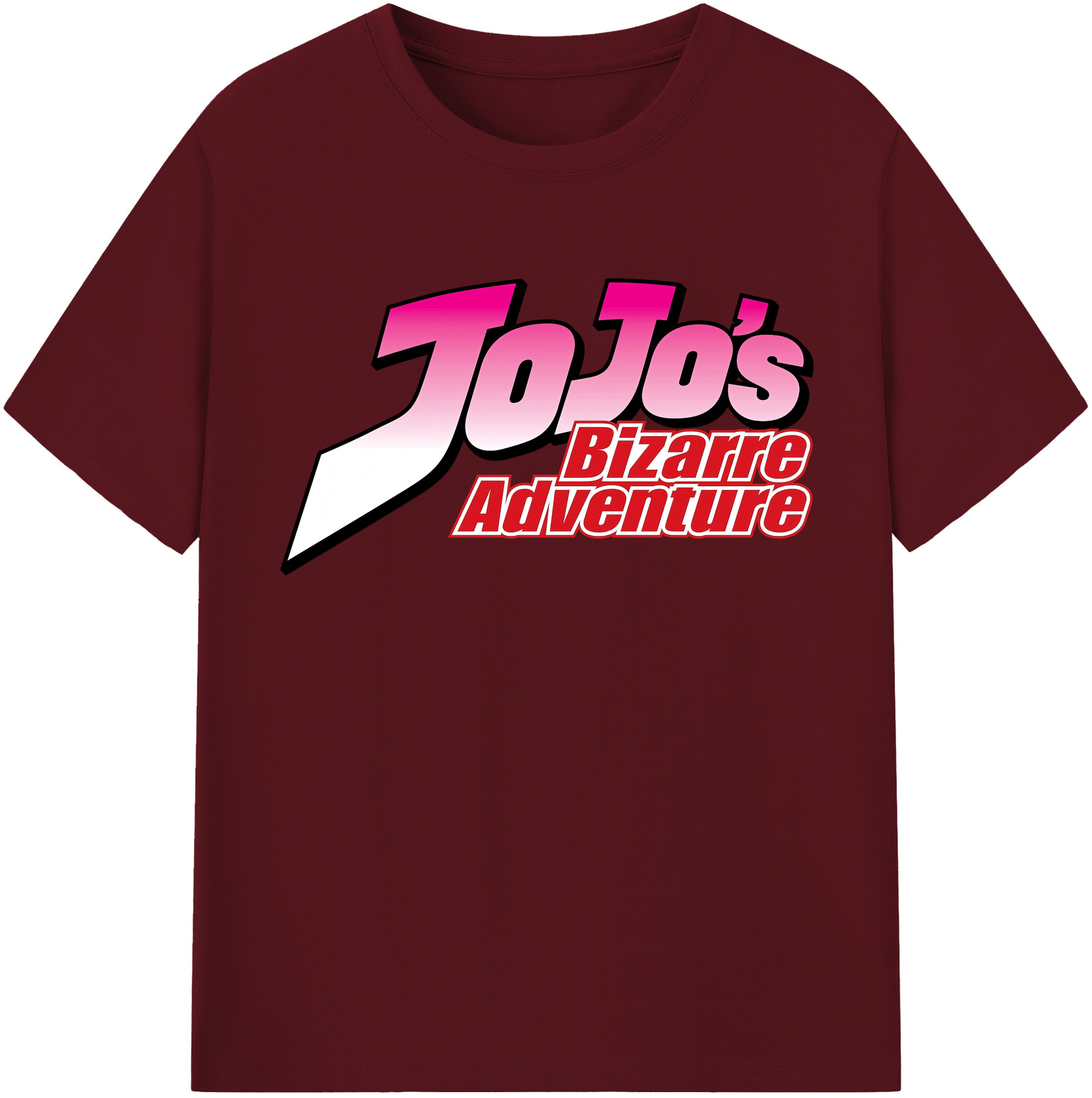 （画像用） ジョジョの奇妙な冒険 JoJo's Bizarre Adventure 綿100％半袖Tシャツ（フロントプリント）